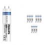 Mehrfachpackung 10x Philips LEDtube T8 MASTER (HF) High Output 8W 1000lm - 830 | 60cm - Ersatz für 18W